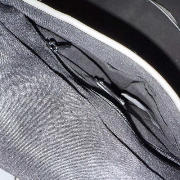 Gray Crossbody Saddle Bag | Silver Hardware | Adjustable Strap - Picture 6 of 6